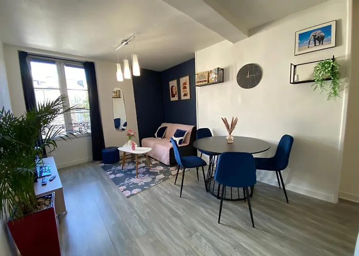 L'indigo, T2, 10 Min Centre Historique, Wifi, Netflix, Amazon Prime Apartment *